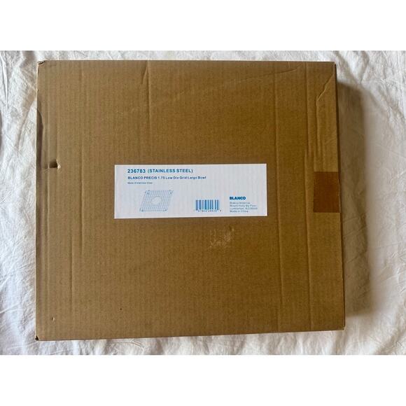 NEW BLANCO 236783 Precis Stainless Steel Sink Grid 1.75" Low Div Grid Large Bowl - Picture 3 of 3